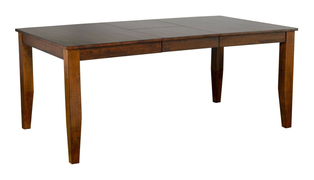 72x22 Rectangular Leg Table with Butterfly Leaf Y154
