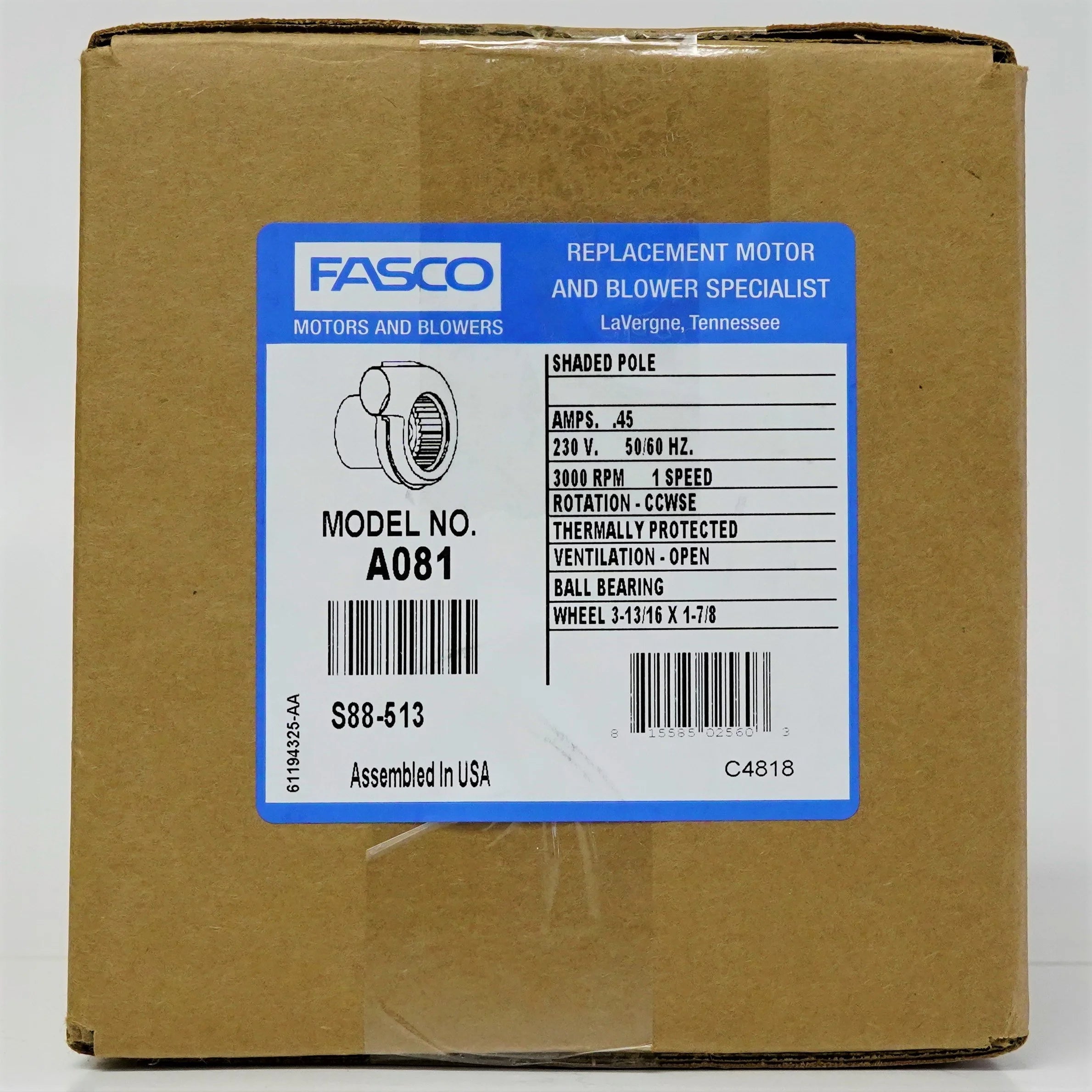 Motor for Magic Chef HWC Series I767720
