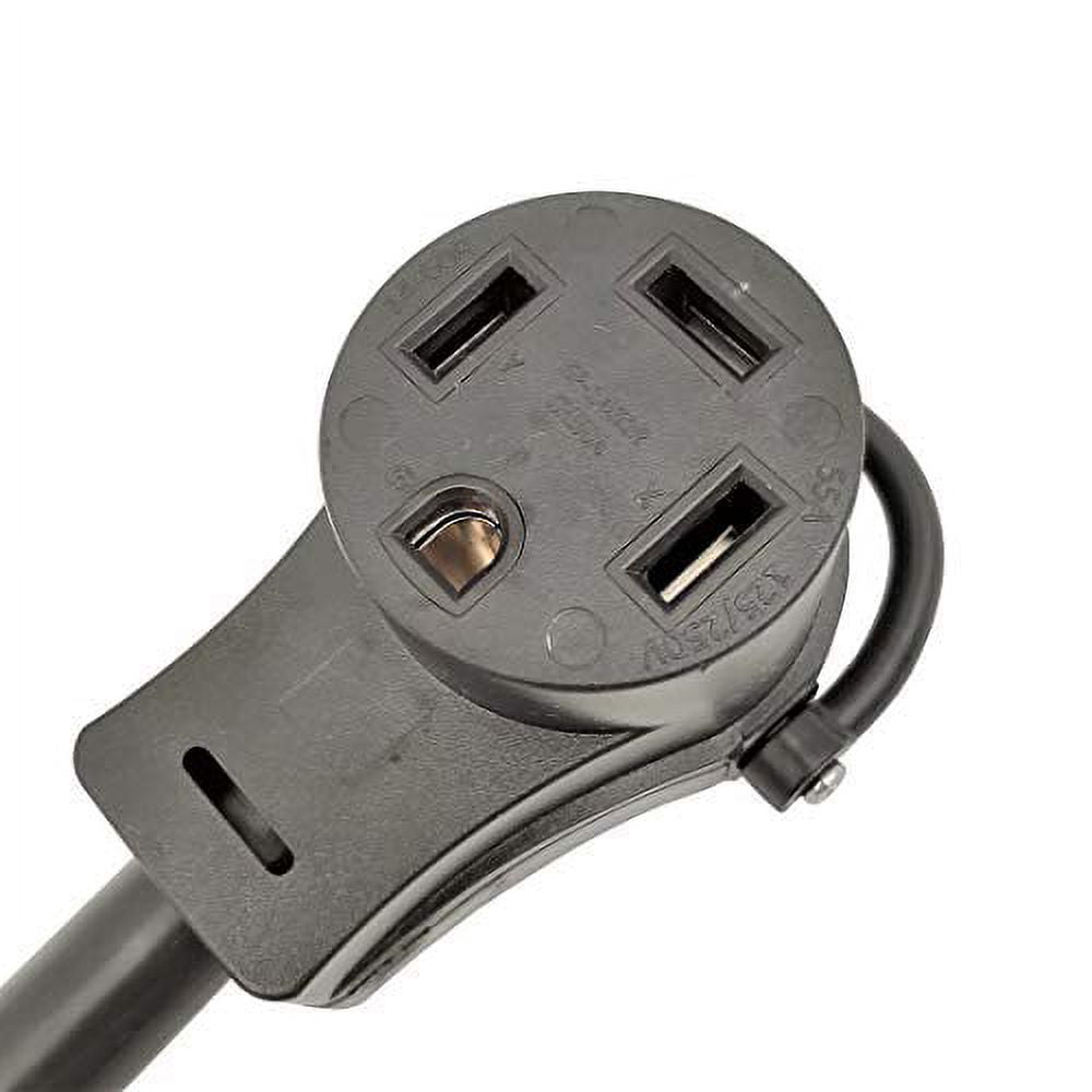 Adapter Cord 4 Prong Dryer Plug 14-30P to 14-60R Welder Receptacle, 30A, 125V/250V 1.5FT D415