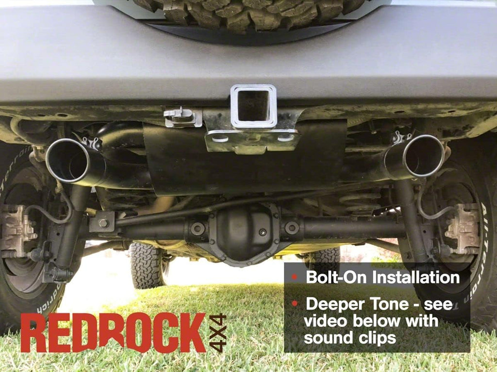 Dual Outlet Axle-Back Exhaust with Black Tips G5447