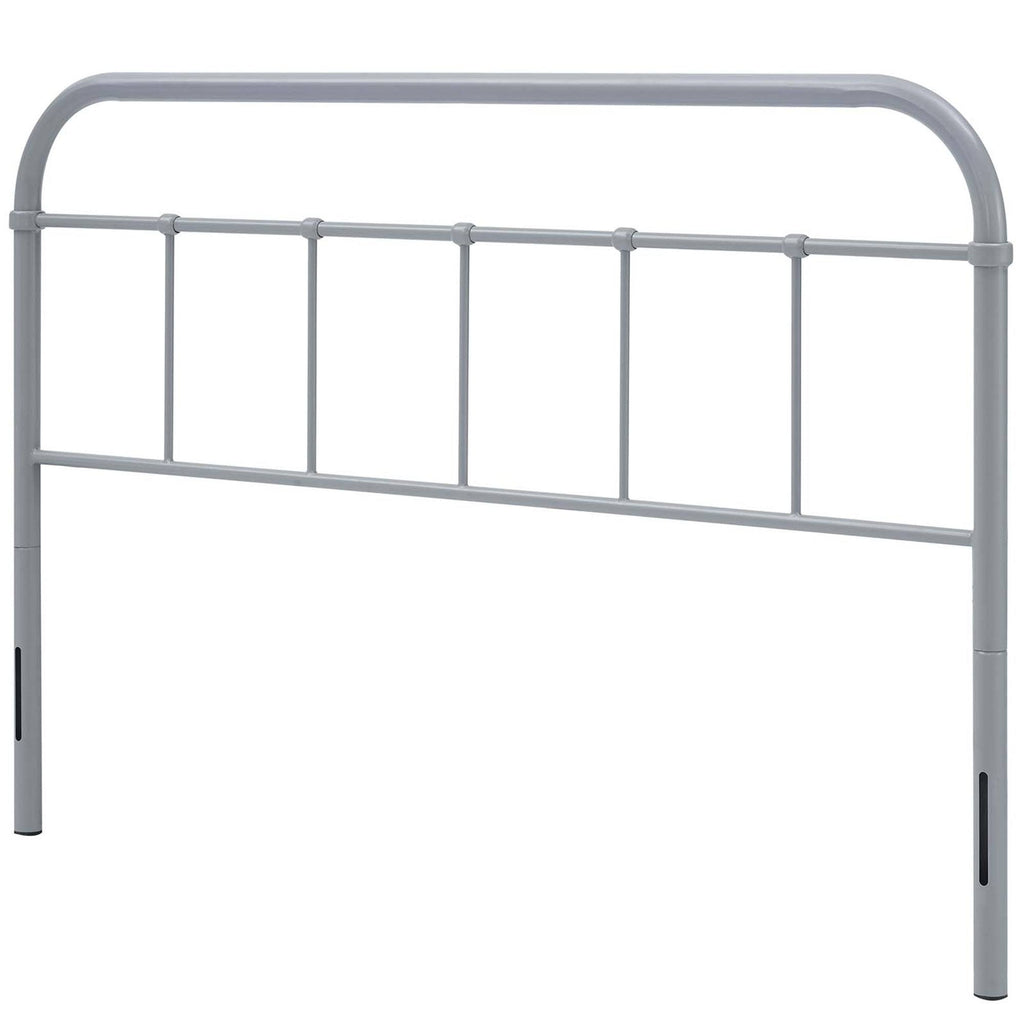 Grey Full Size Metal Headboard Y332