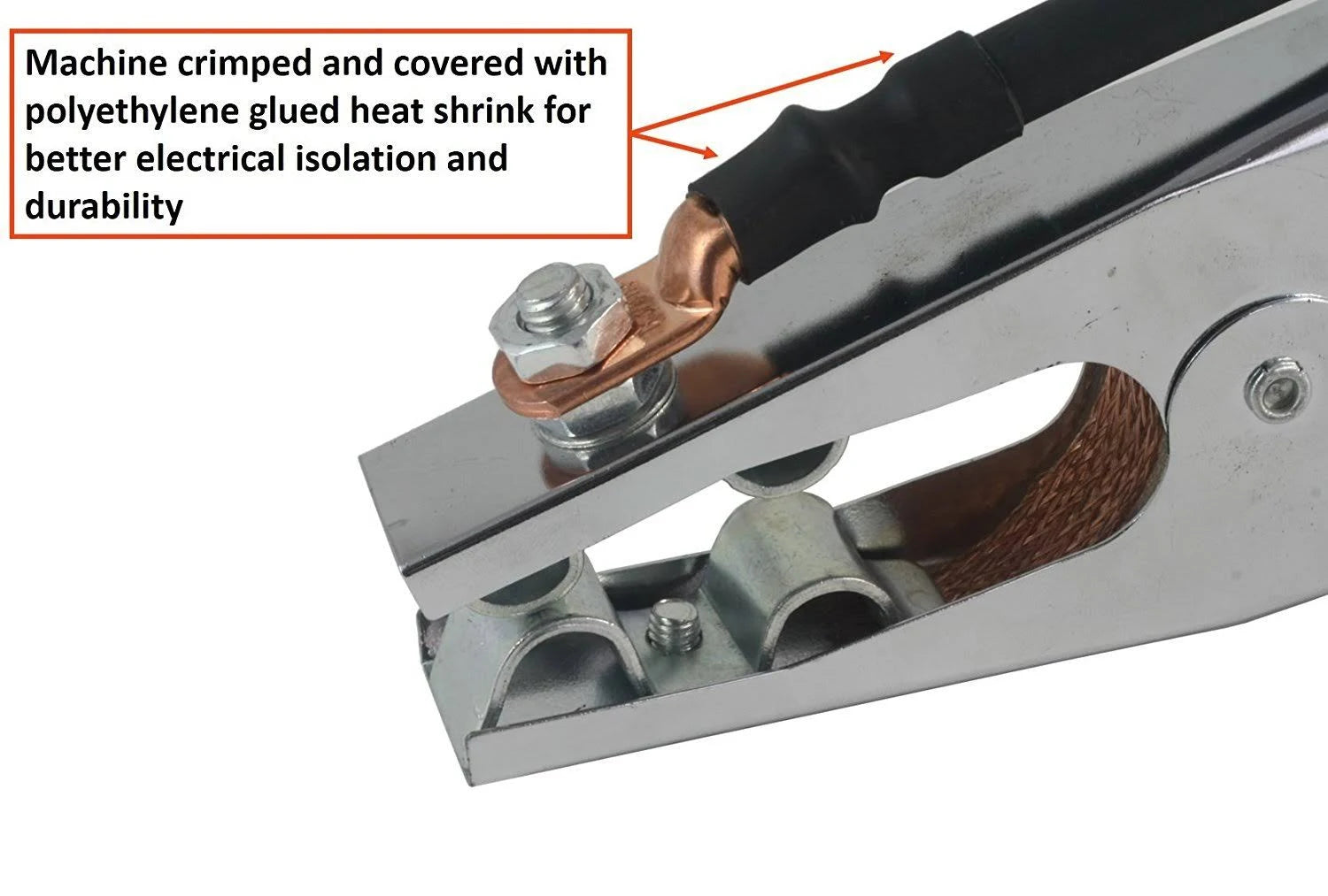 200 Amp Welding Leads Assembly Set with Dinse 35-70 Connector, #2 AWG Cable, 25 Feet each Lead M689
