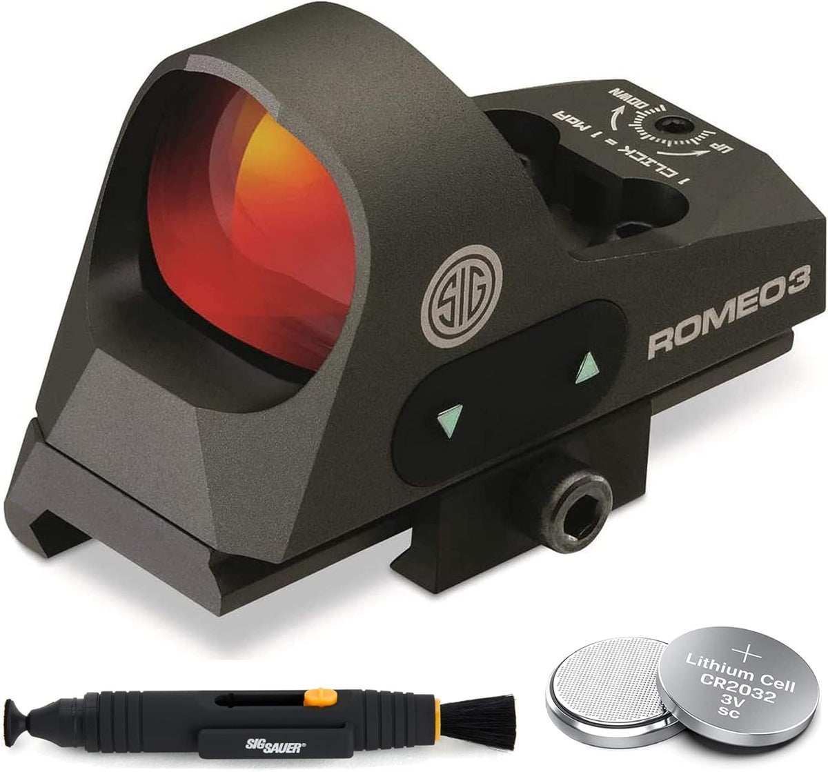 3 MOA Red Dot Reflex Sight with Lens Cleaning Kit D983437