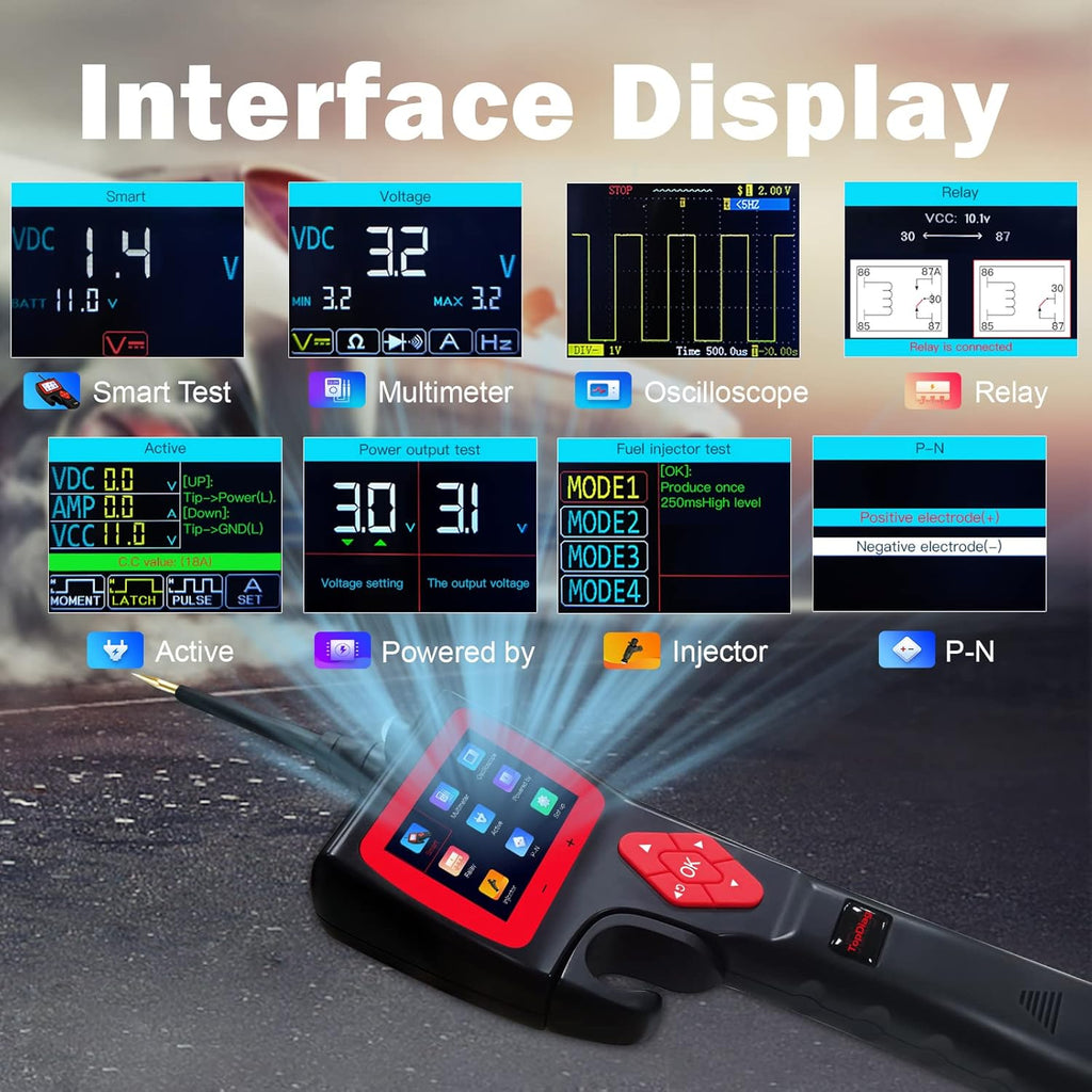 12V 24V Automotive Circuit Tester with Multimeter P117