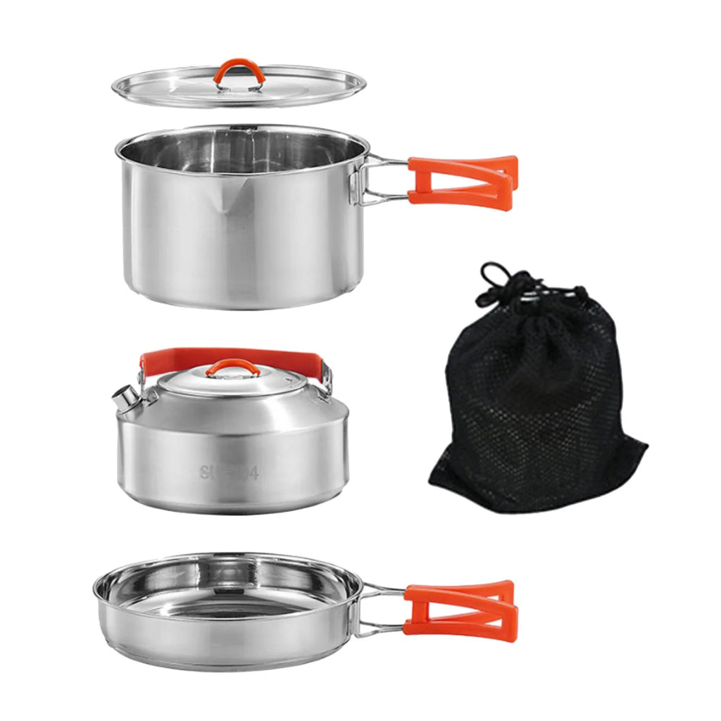 Camping Cookware Set with Kettle D535