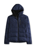 Mens Lightweight Waterproof Duck Down Puffer Jacket with Hood U592712