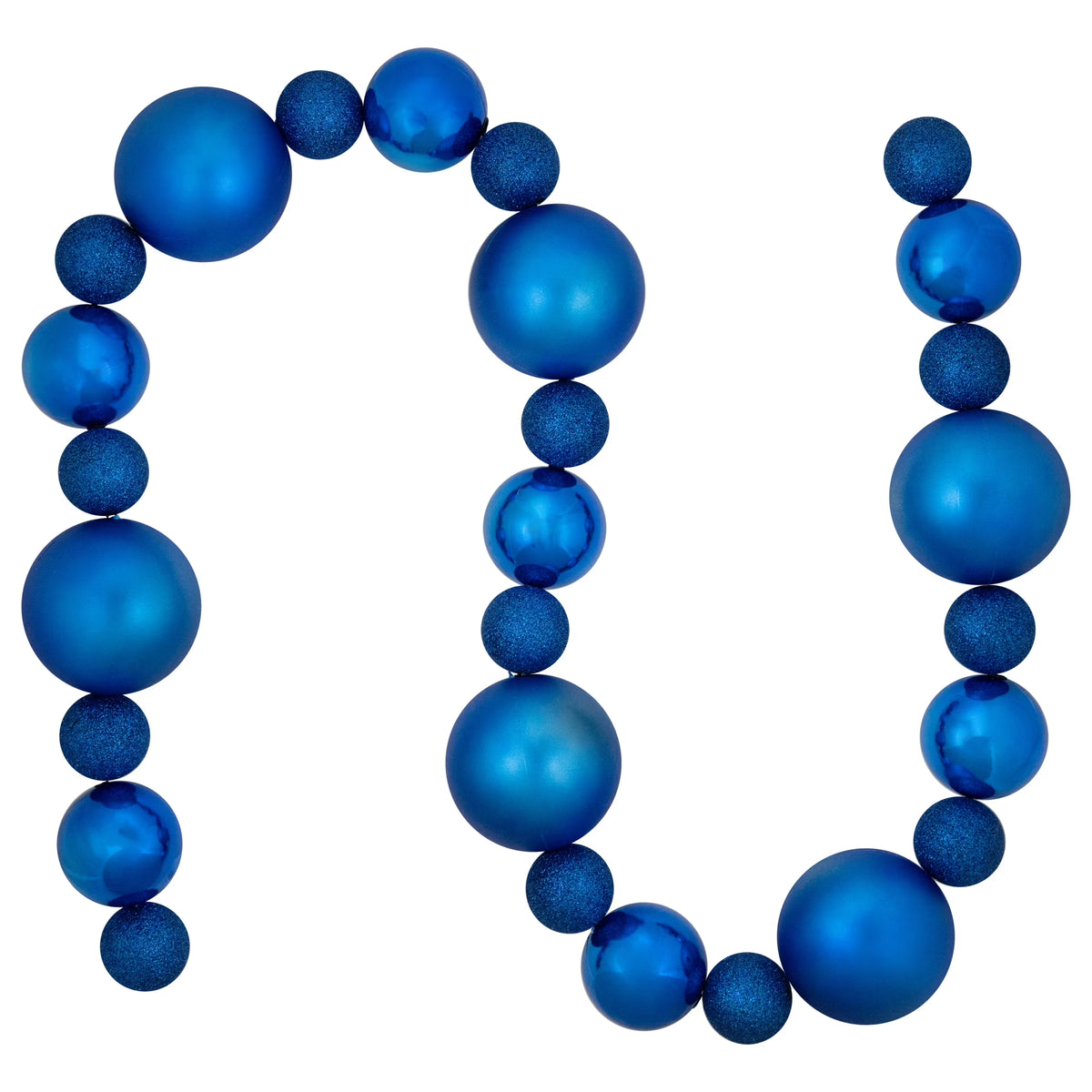 Blue Shatterproof Ball Christmas Garland I54132
