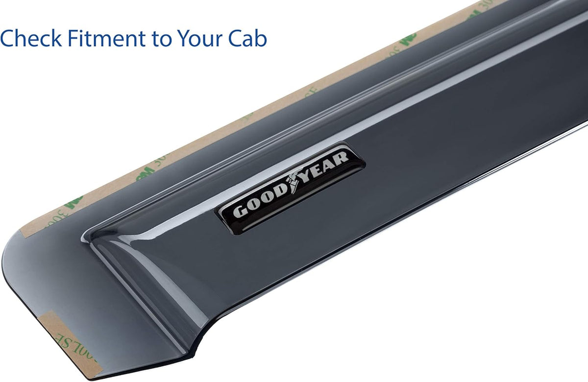 Shatterproof in-Channel Window Deflectors for Toyota Tacoma 2016-2022 Access Cab, 2 pcs C577