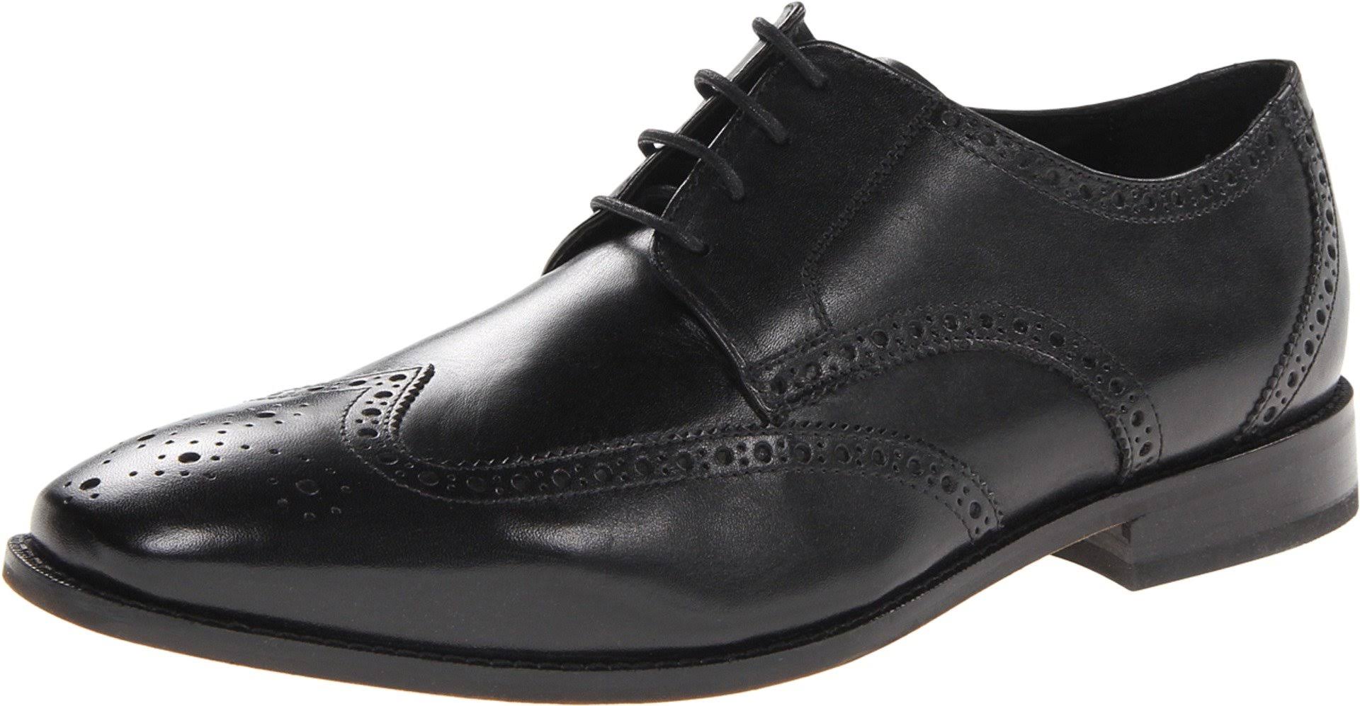 Black Wing Tip Shoes N523