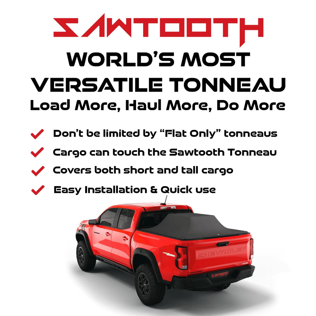 Sawtooth Expandable Tonneau Cover for Truck Bed K5633