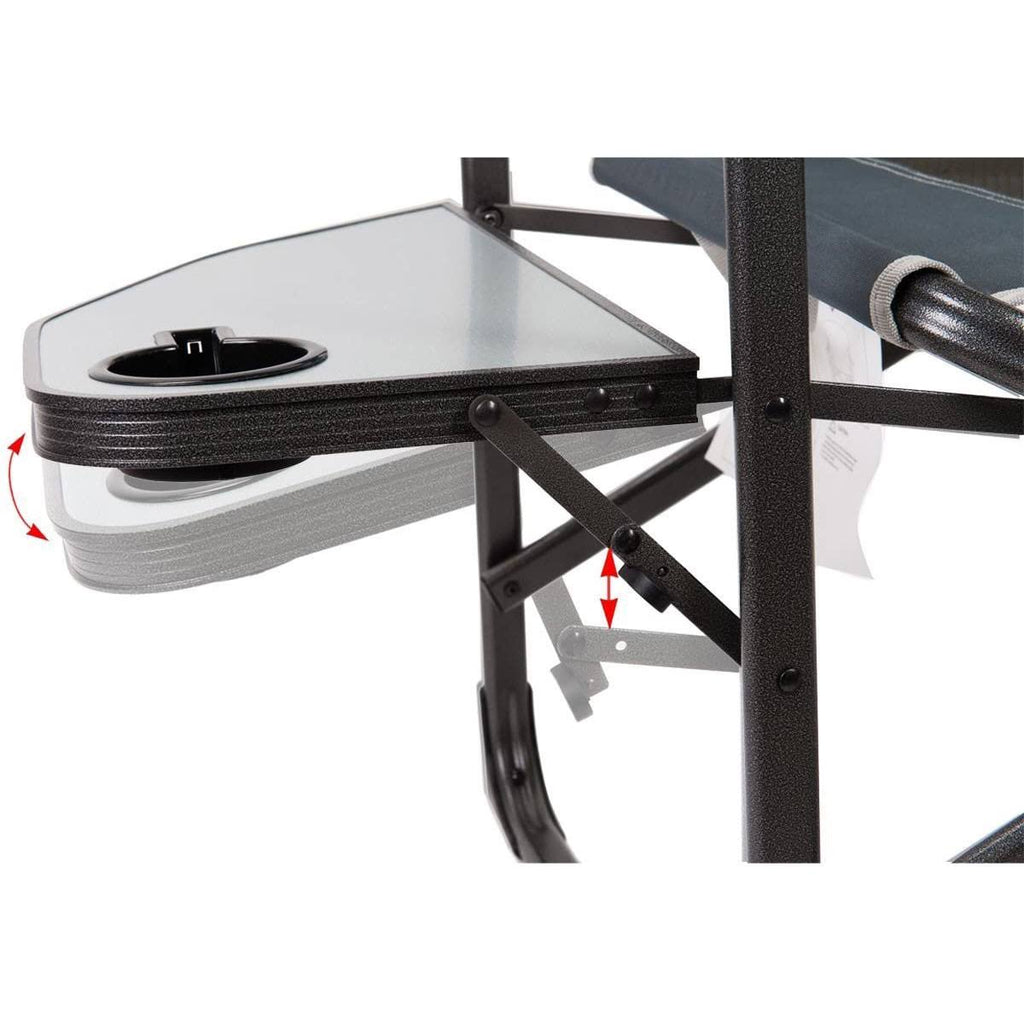 Portable Folding Directors Chair with Side Table (2 Pack) V991684
