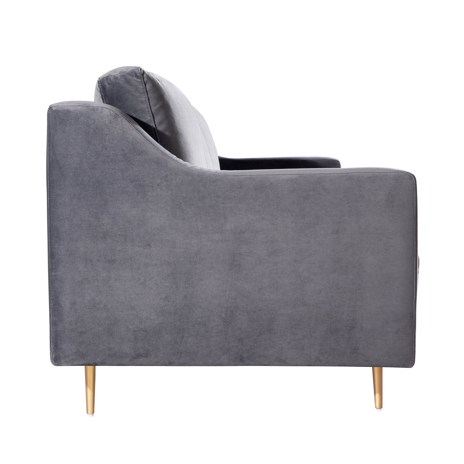Grey Milan Velvet Sofa X932