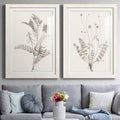 White Framed Print B73608