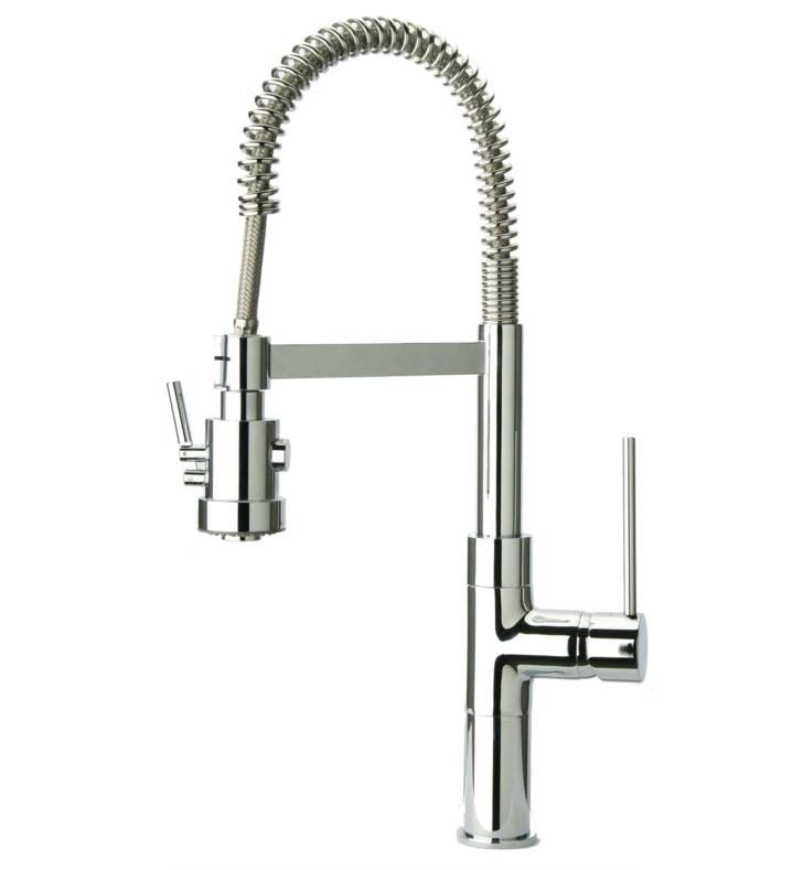 Brushed Nickel Single Handle Pull-Out Spray Kitchen Faucet T2048