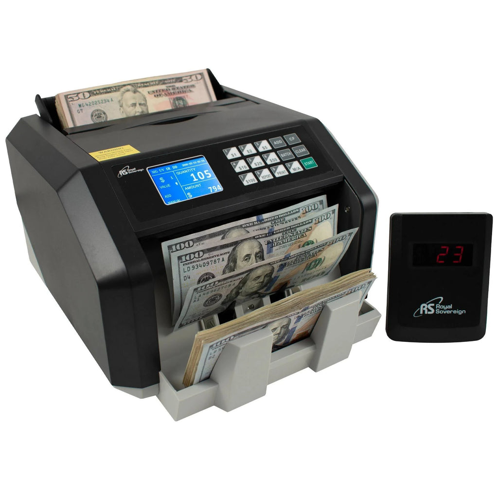 Back Load Bill Counter with Value Counting and Counterfeit Detection D841556