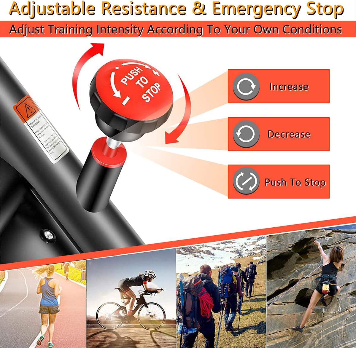 Magnetic Resistance Indoor Cycling Bike J64042