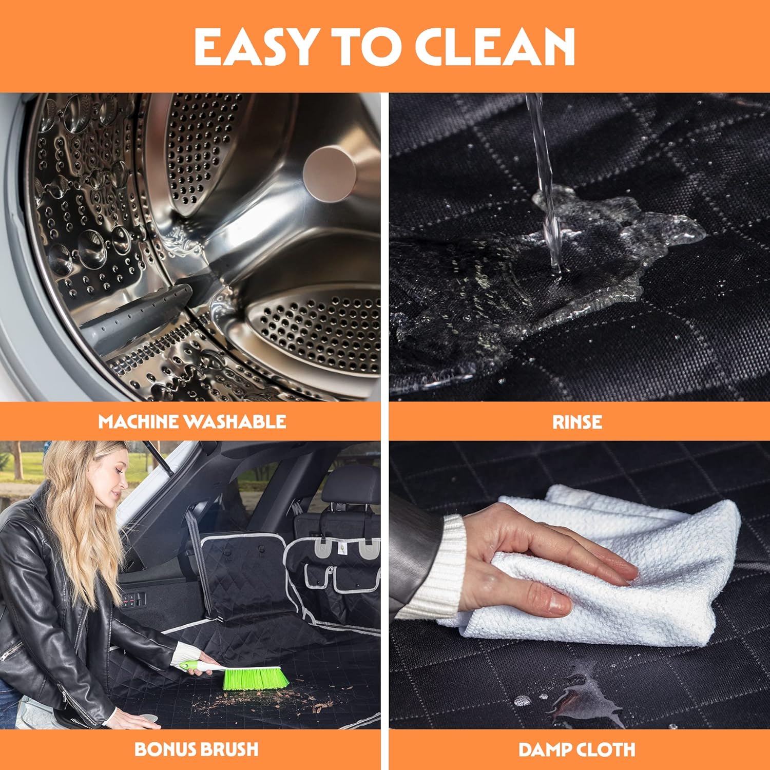 Waterproof Non-Slip Dog Seat Covers Pack of 2 Z588
