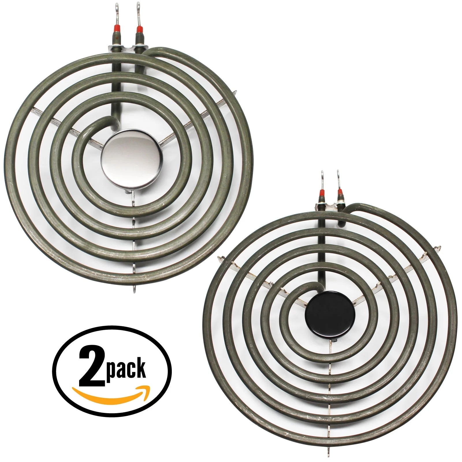2-Pack 8 inch 5 Turns & 6 inch 4 Turns Surface Burner Elements Y19110