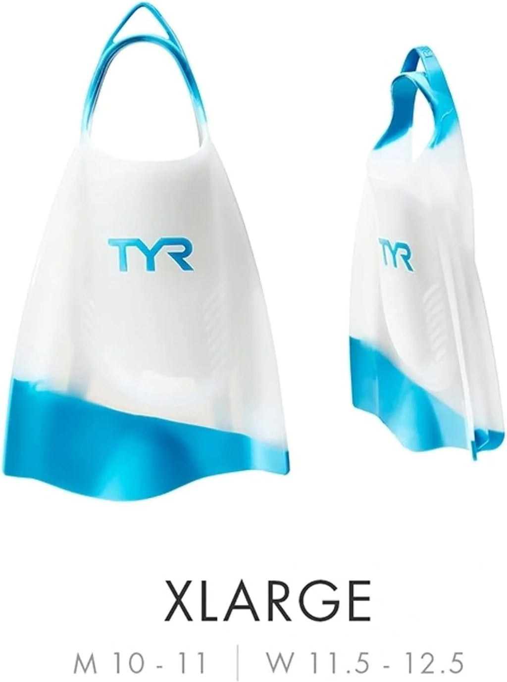 Clear X-Large Swim Training Fins I8592