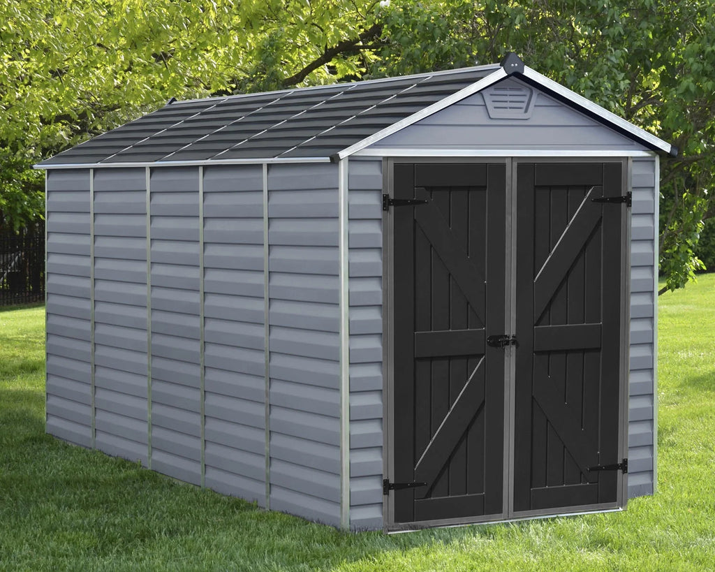 6' x 12' Polycarbonate Aluminum Storage Shed M95885