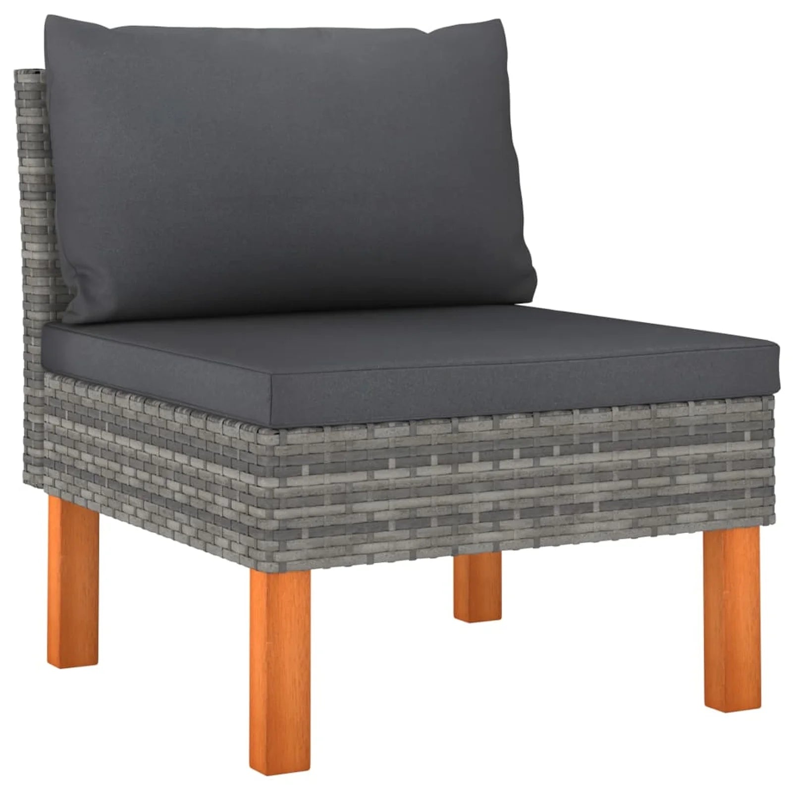 12 Piece Gray Poly Rattan Patio Conversation Set I739