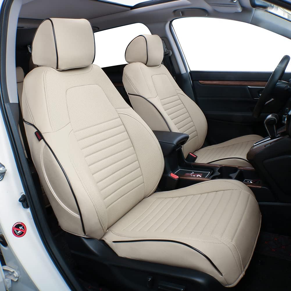 Full Set Car Seat Covers Leatherette Black B430202