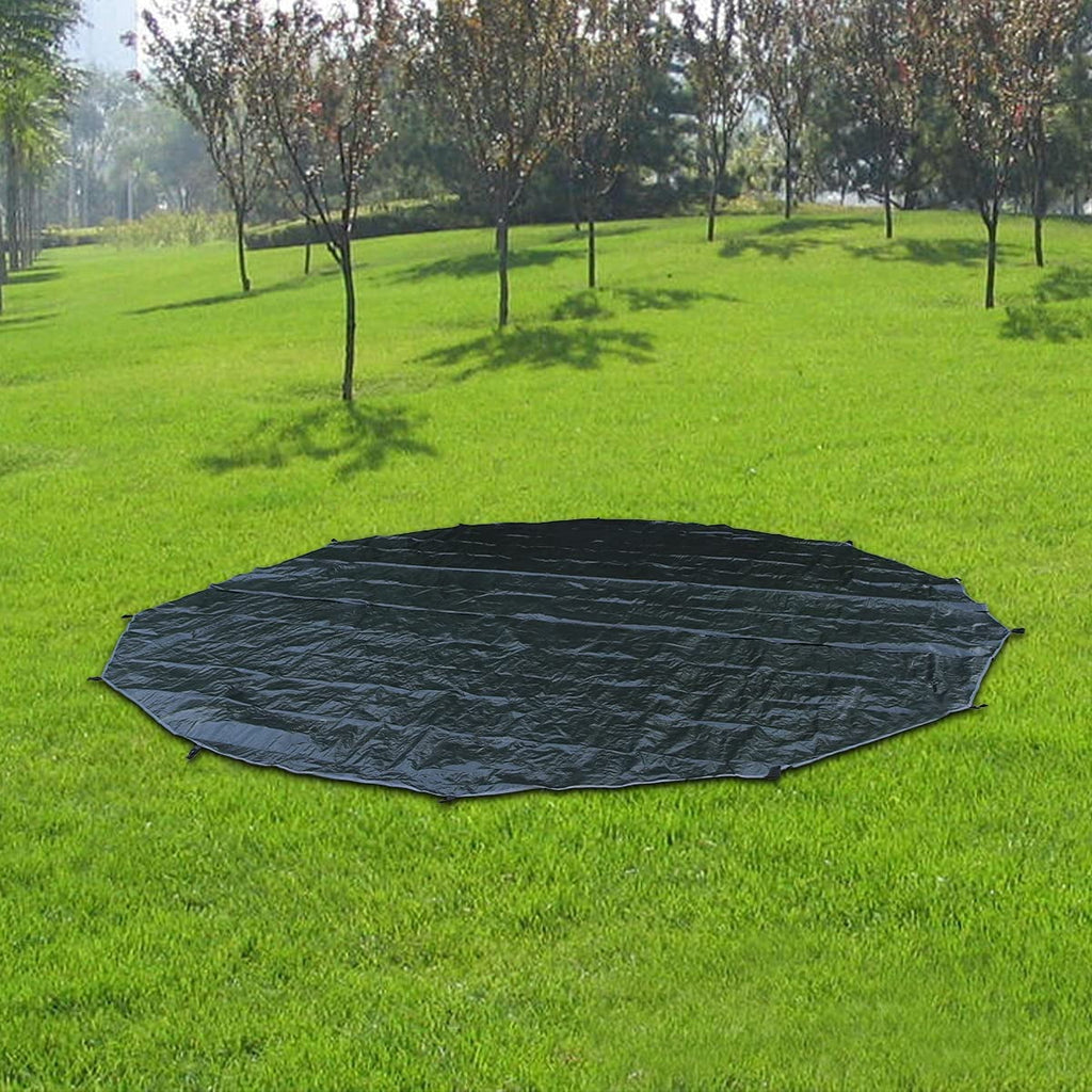 3M Outdoor Black Ultralight PE Round Mat H836
