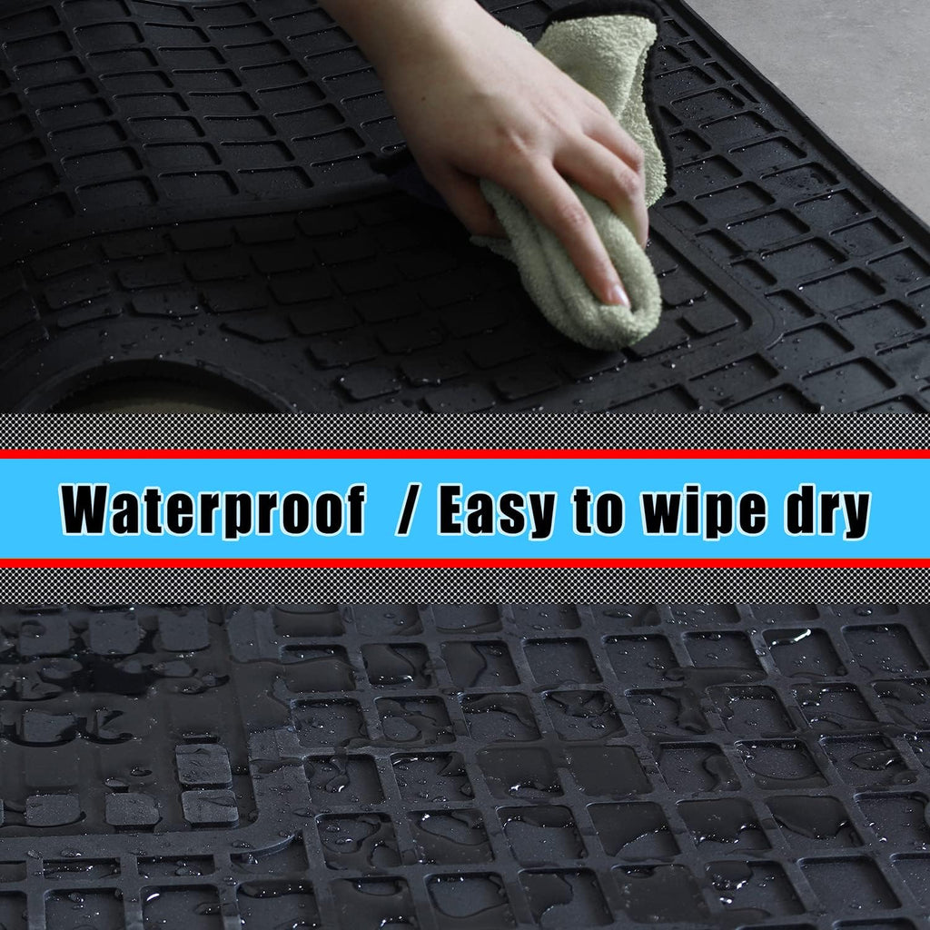 3PCS Set Heavy Duty Rubber Floor Mats for Freightliner Cascadia B356