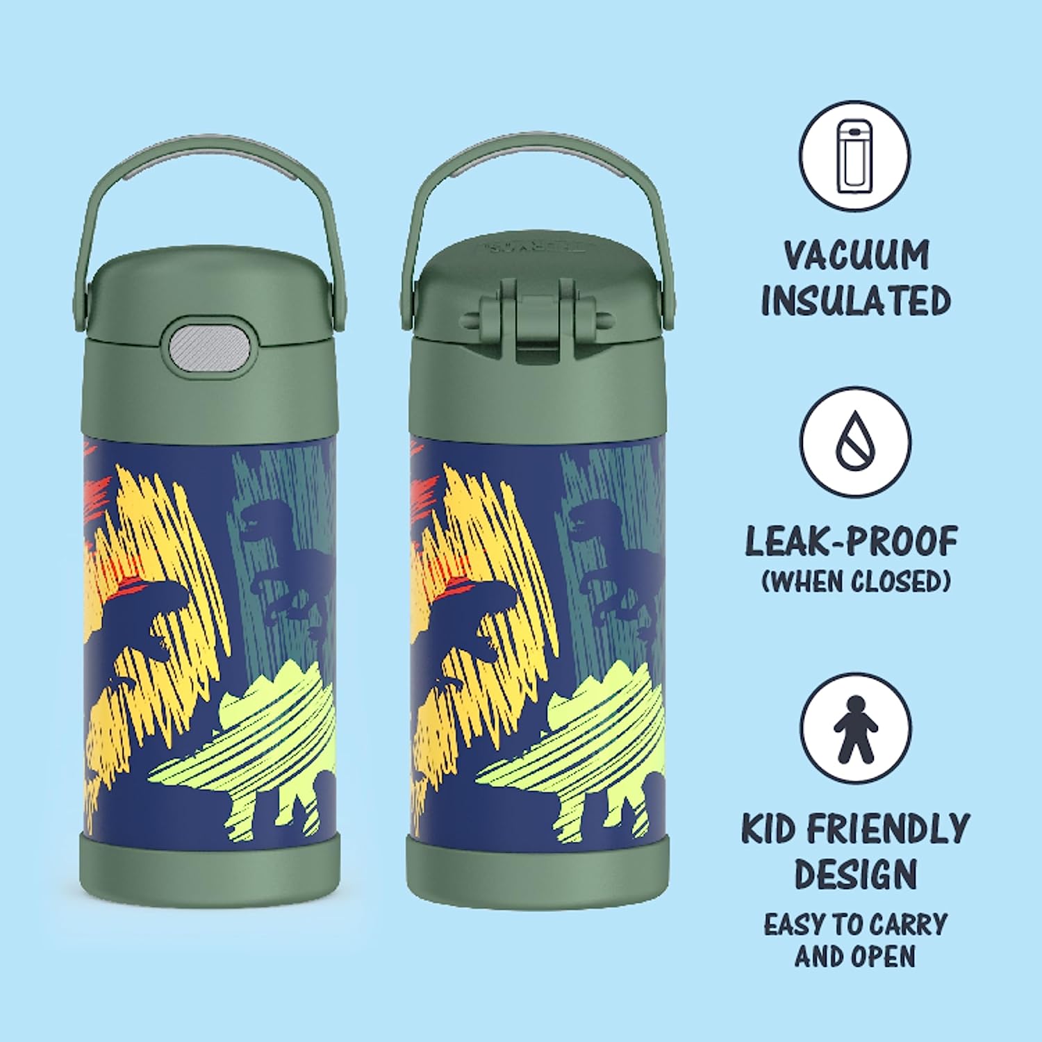 12 Oz Stainless-Steel Bottle V770