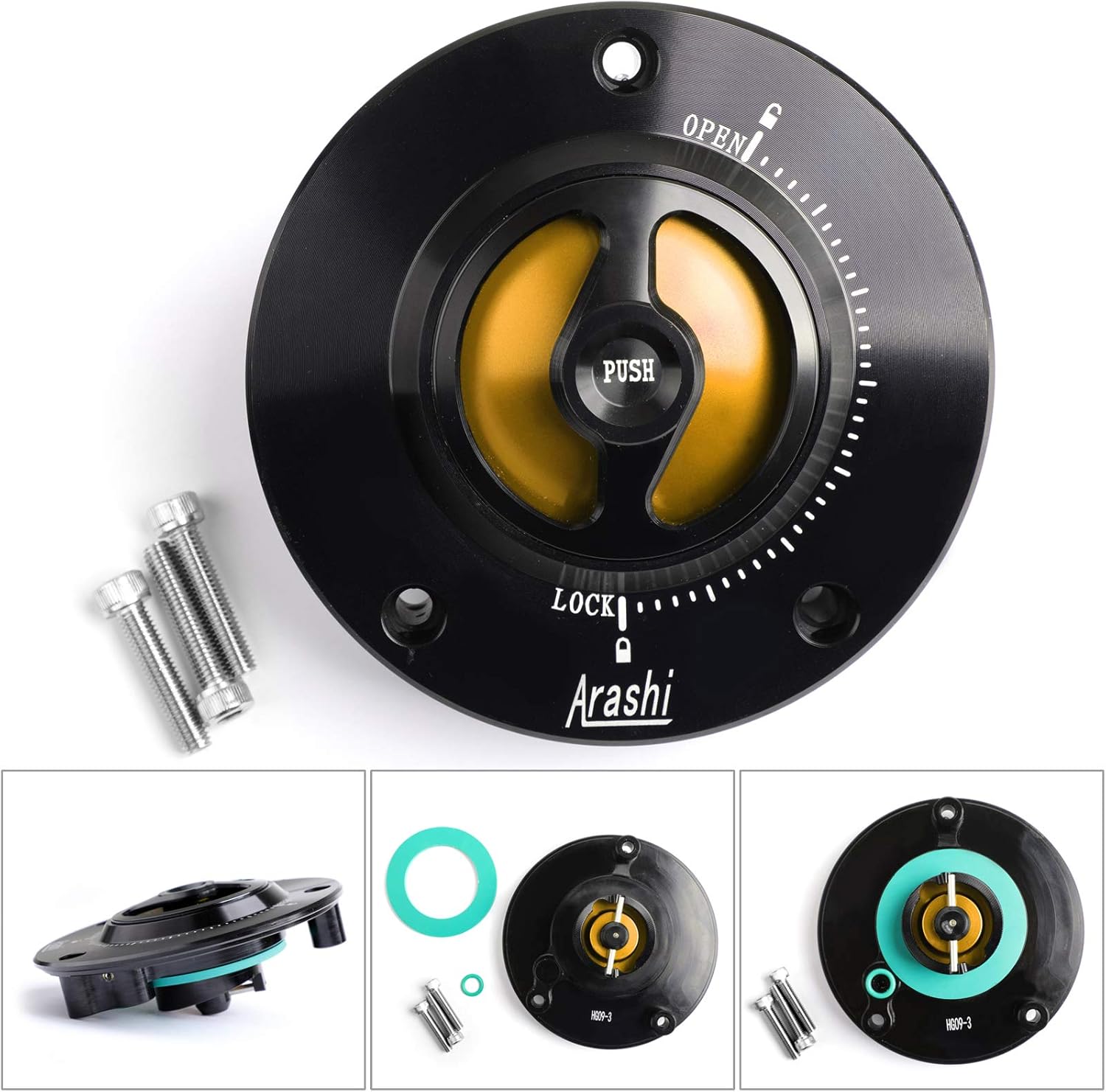 CNC Keyless Fuel Gas Tank Cap For SUZUKI GSXR 600/750/1000 GSR 600/750 R750