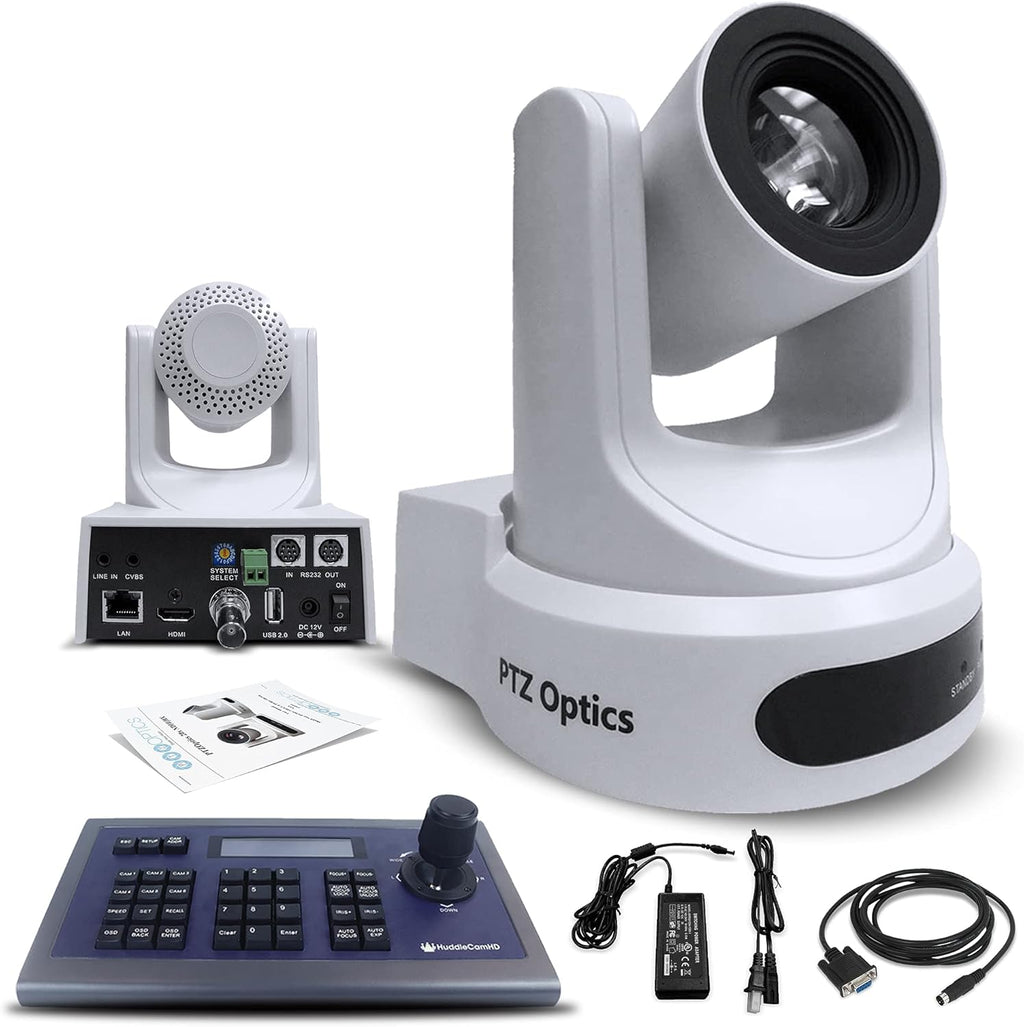 20x-SDI Live Streaming Camera White Starter Bundle W4876