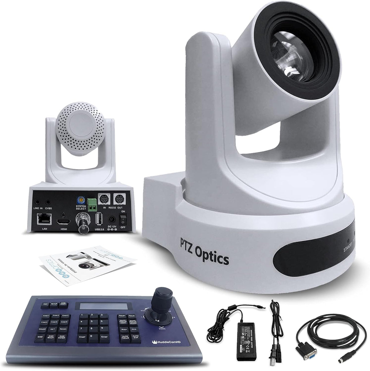 20x-SDI Live Streaming Camera White Starter Bundle W4876