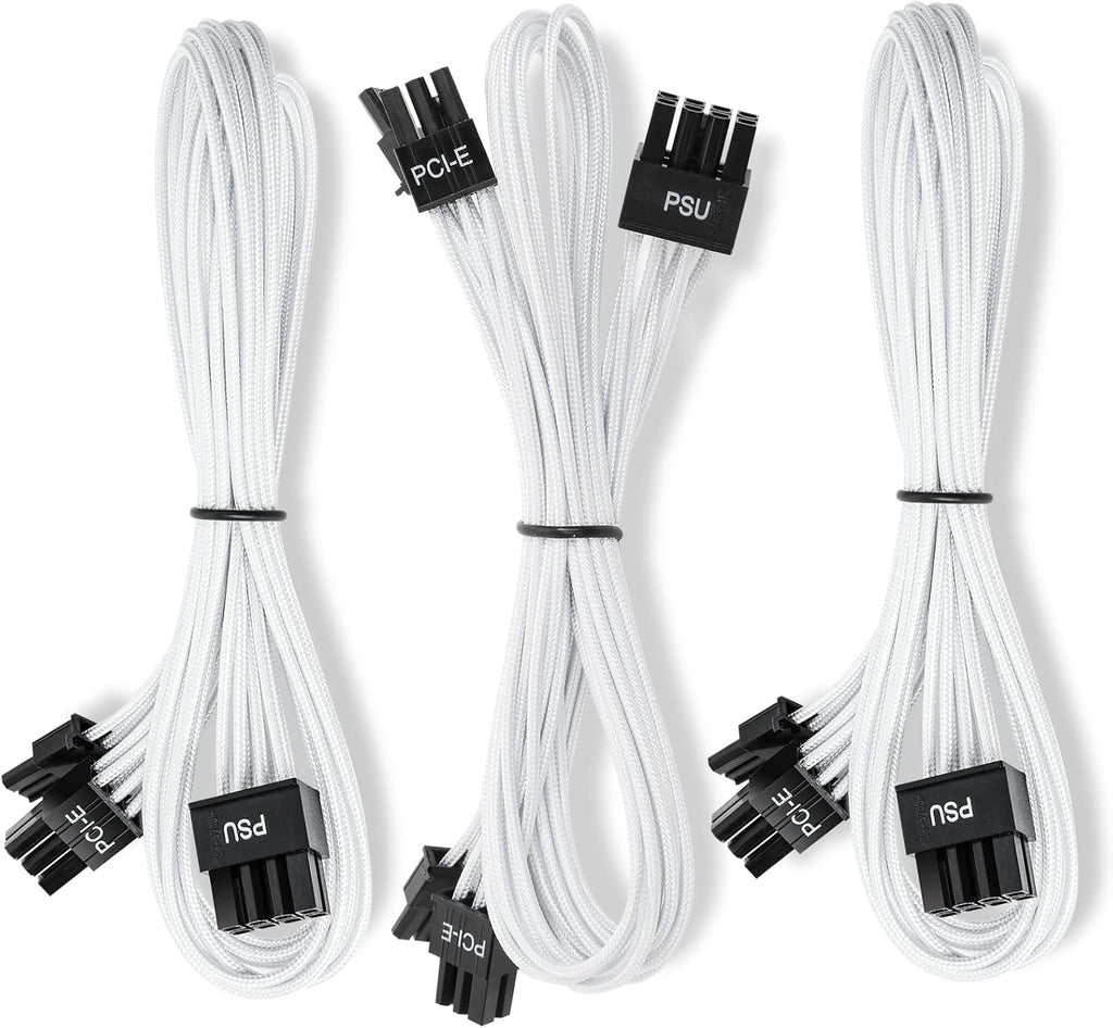 Mod White Sleeved Modular PSU Cable Set O533251