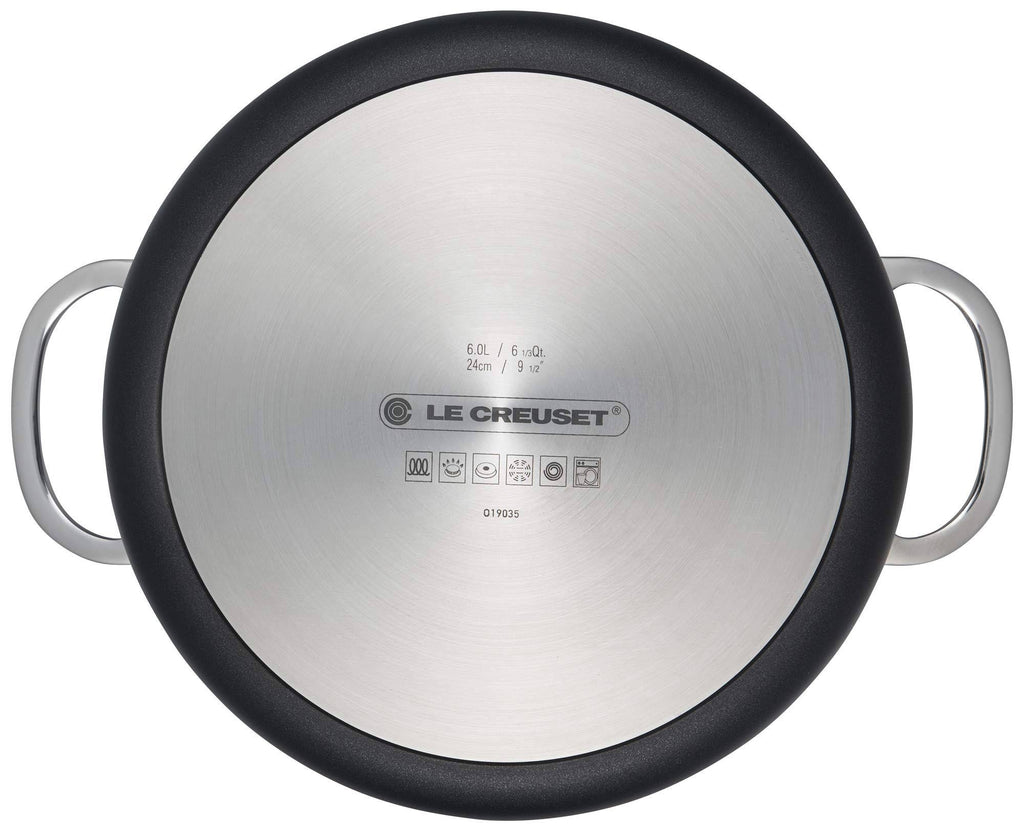 6.3-Quart Nonstick Stockpot with Glass Lid E9986