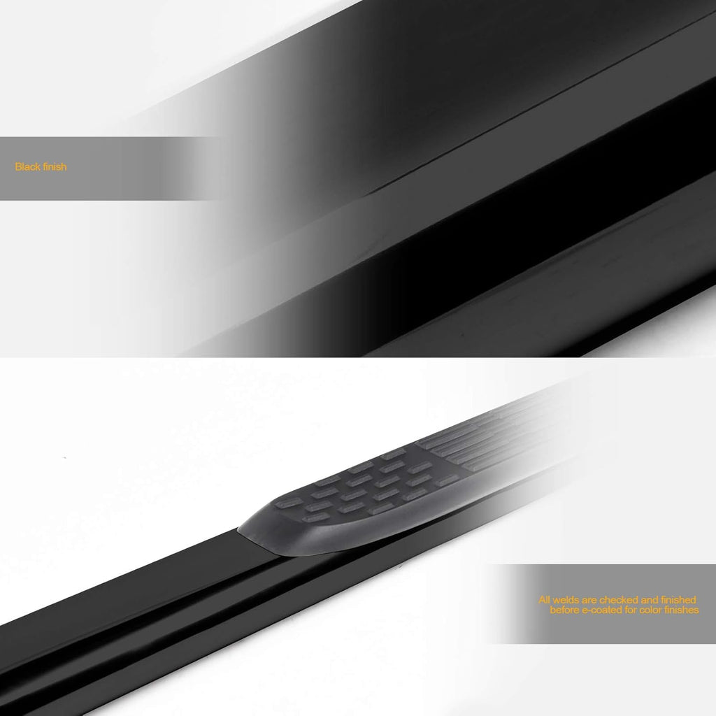 5 Oval Side Step Nerf Bars Black G768562