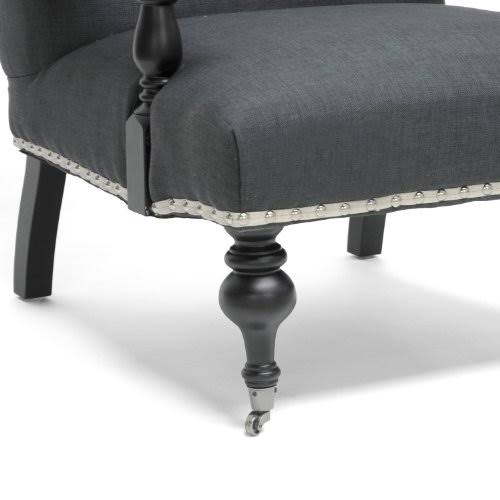 Gray Linen Arm Chair M76290