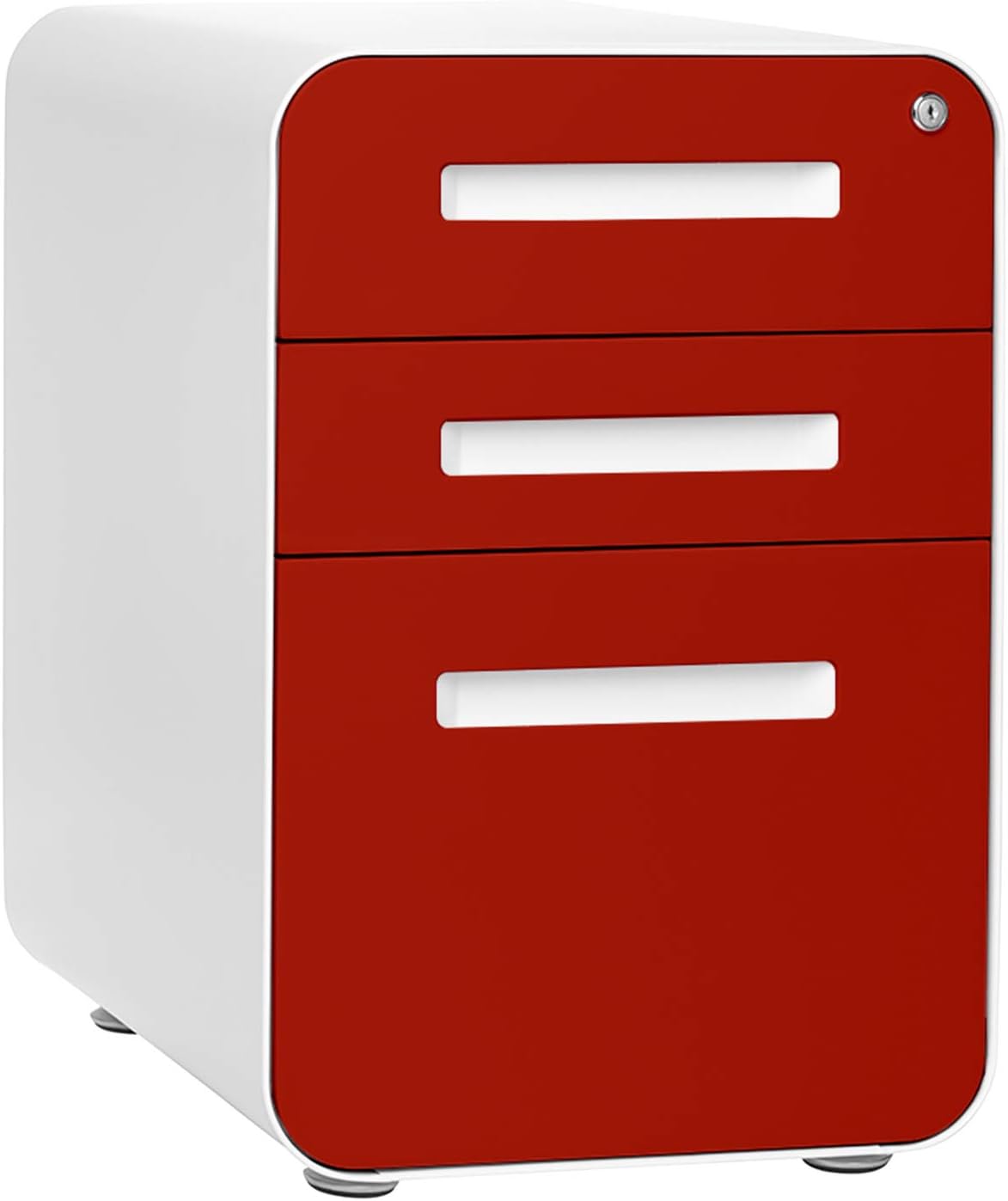 3-Drawer Mobile File Cabinet Dark Grey L299