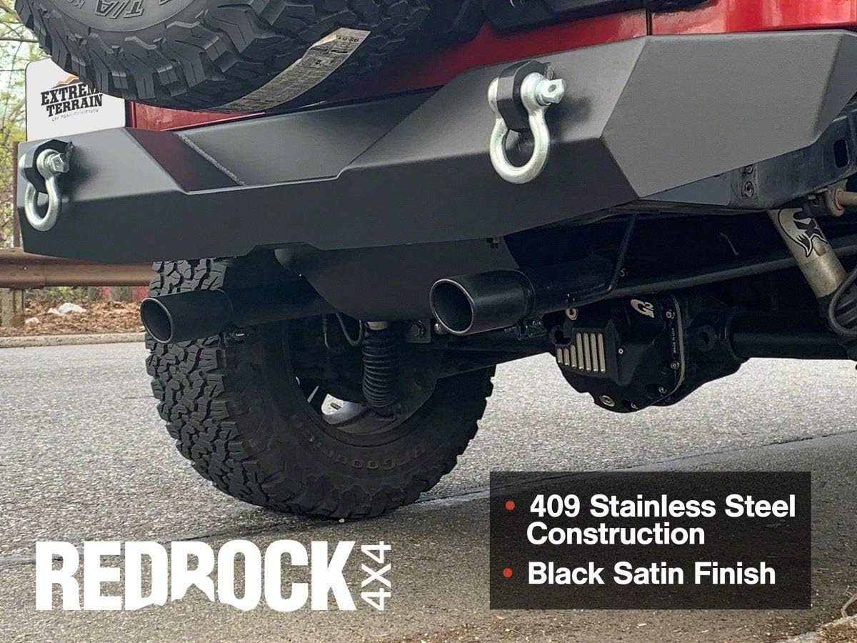 Dual Outlet Axle-Back Exhaust with Black Tips G5447