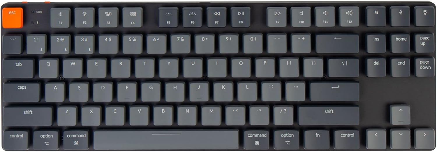 87 Keys Ultra-Slim Wireless Mechanical Keyboard D880109