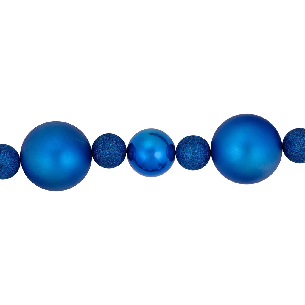 Blue Shatterproof Ball Christmas Garland I54132