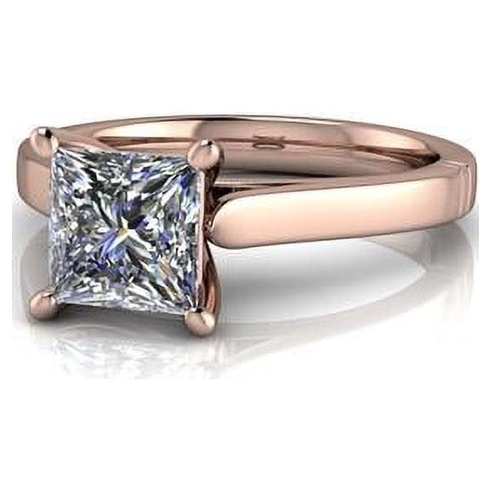14K Rose Gold Diamond Wedding Ring J375