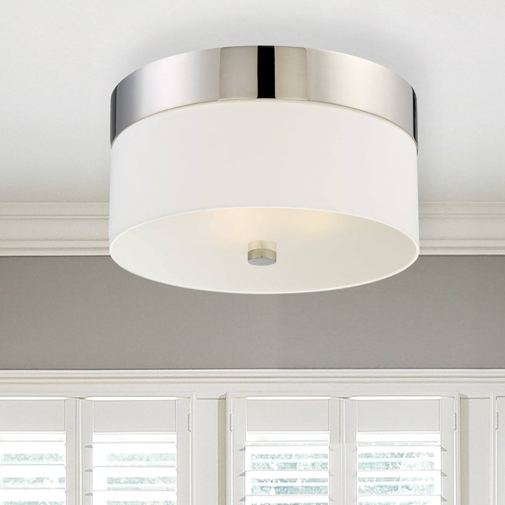 Polished Nickel 3 Light Ceiling Mount E16555