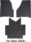 3PCS Set Heavy Duty Rubber Floor Mats for Freightliner Cascadia B356