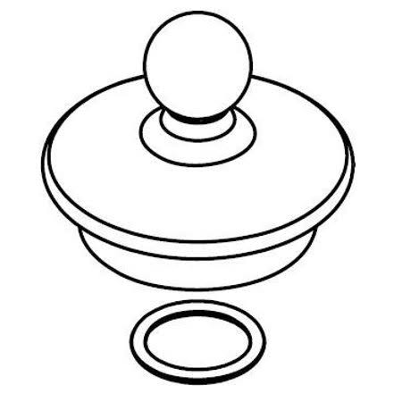 Wrought Iron Spout Cap U6264
