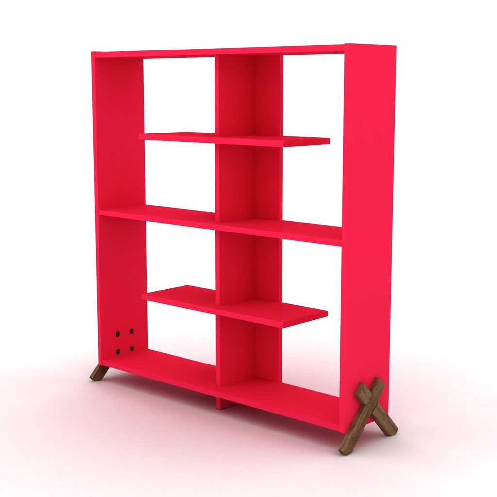 White Bookcase D982