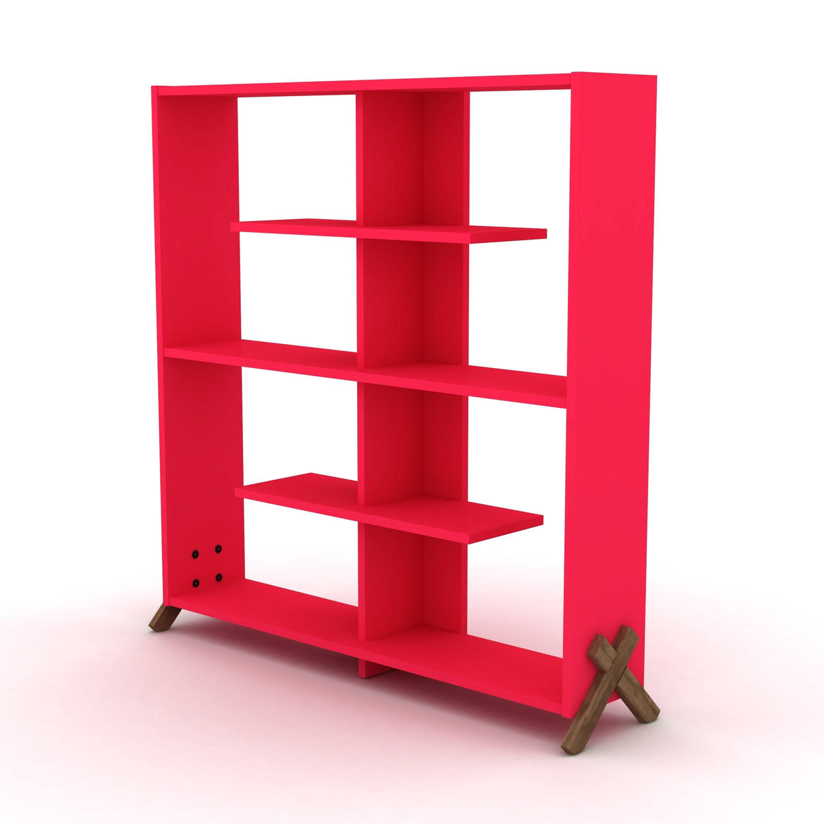 White Bookcase D982