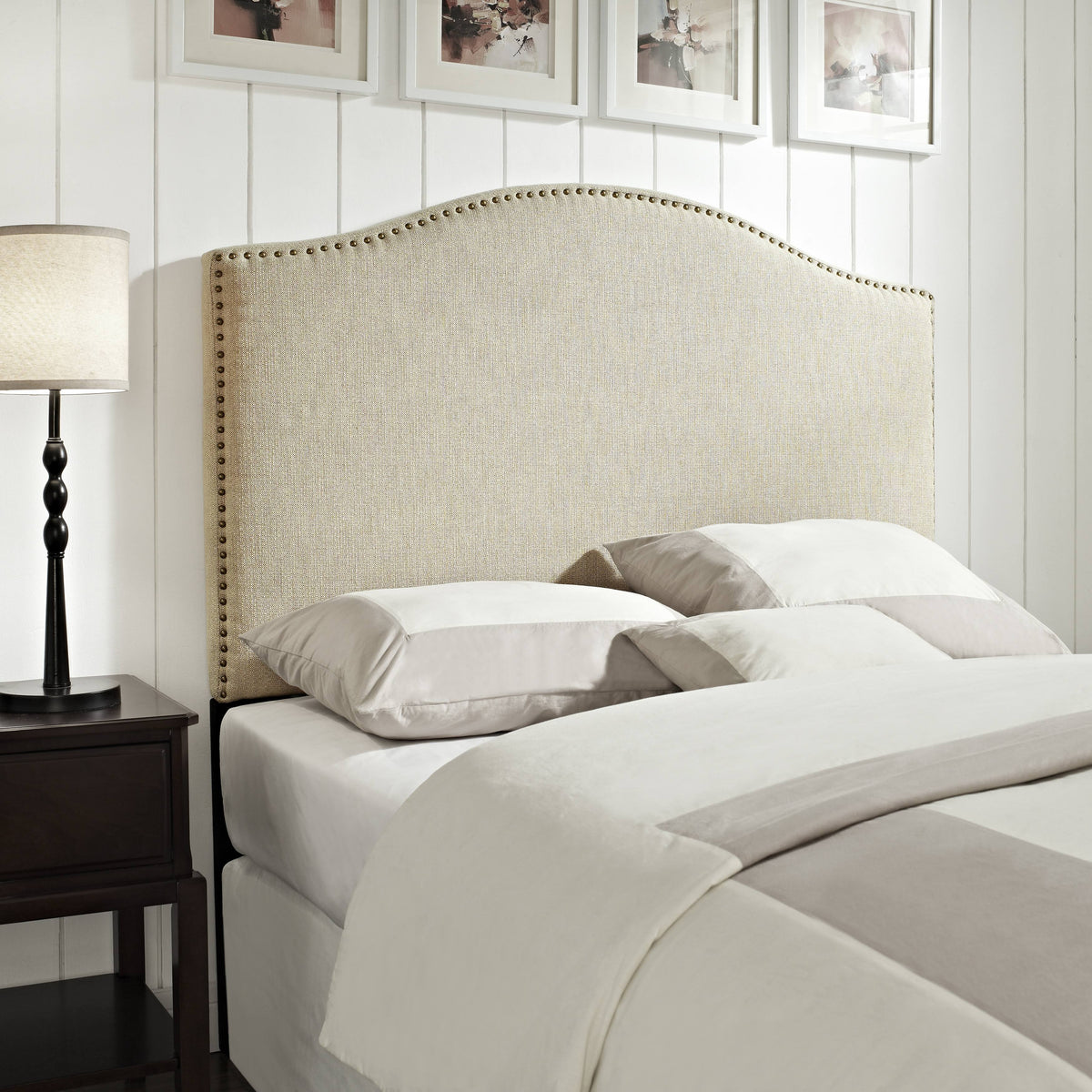 King Cal. King Linen Panel Headboard P821586