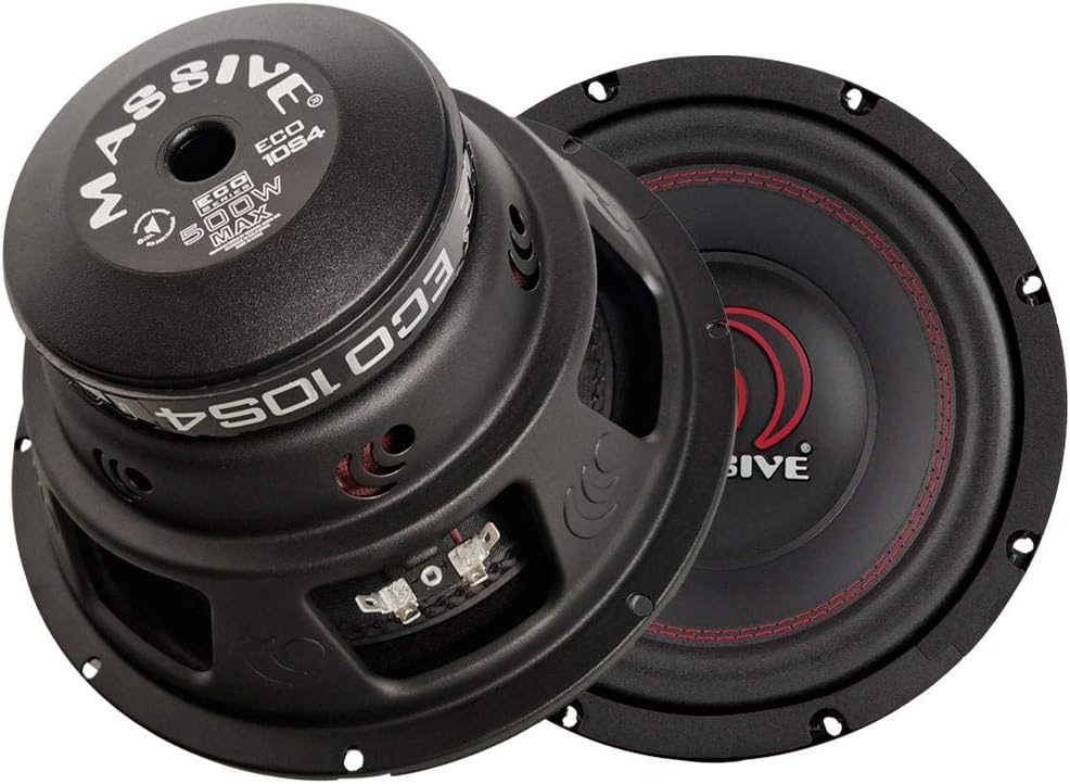 12 Inch 500 Watt Single 4 Ohm Subwoofer E376013
