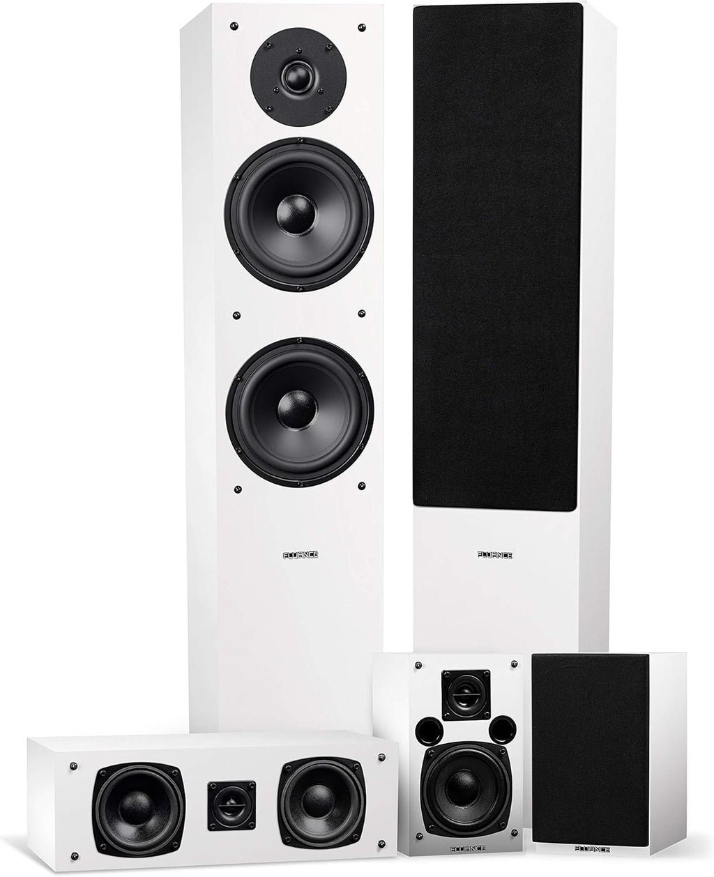 5.0 Channel Surround Sound Speaker System Natural Walnut A350276