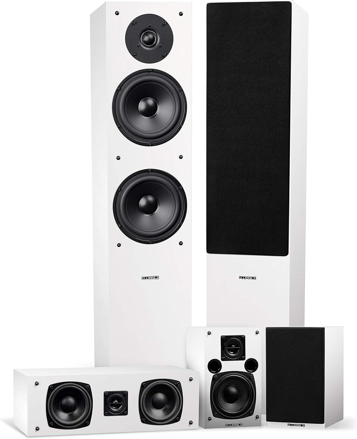 5.0 Channel Surround Sound Speaker System Natural Walnut A350276
